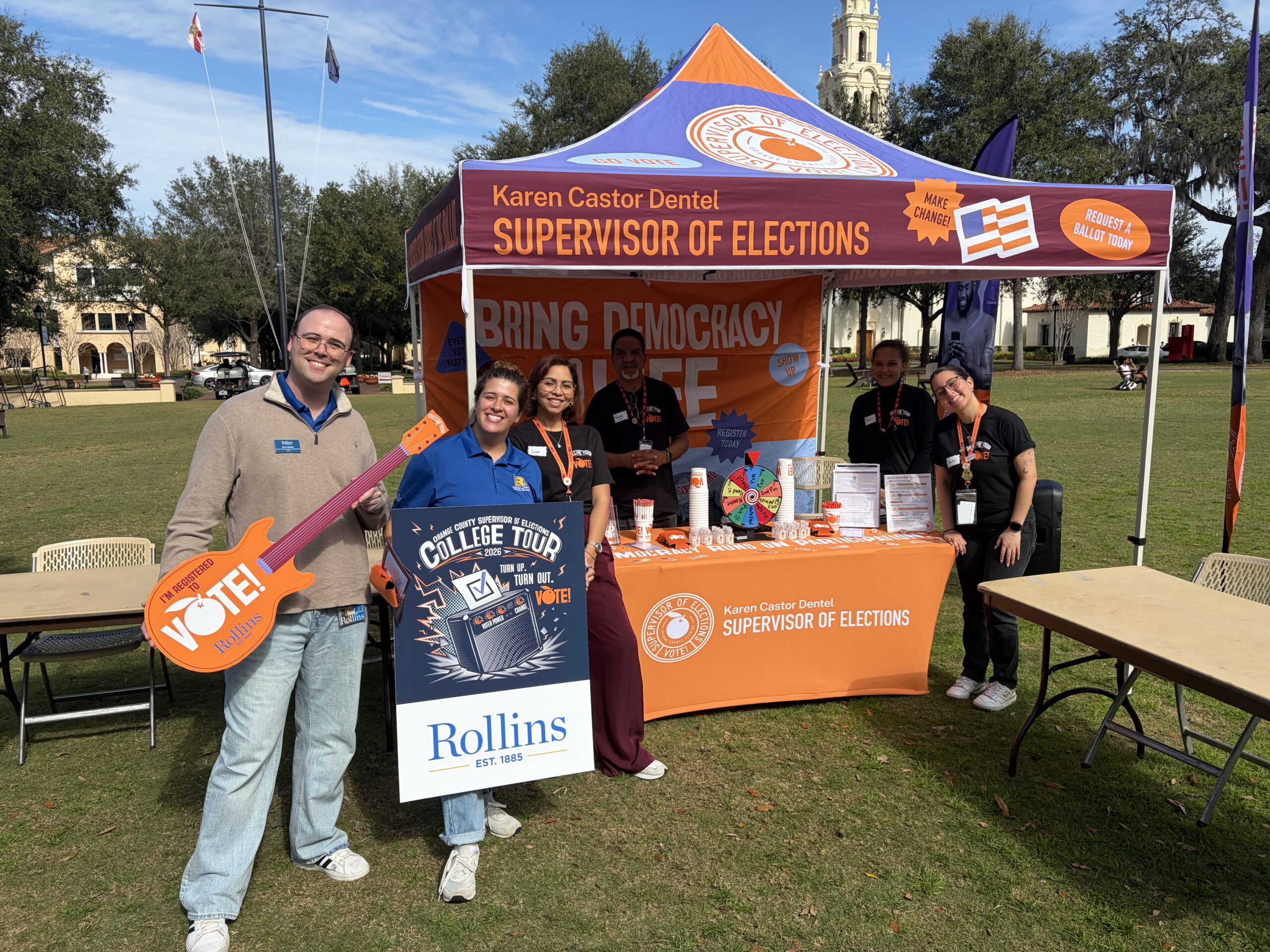 Orange County Elections college student voter engagement event