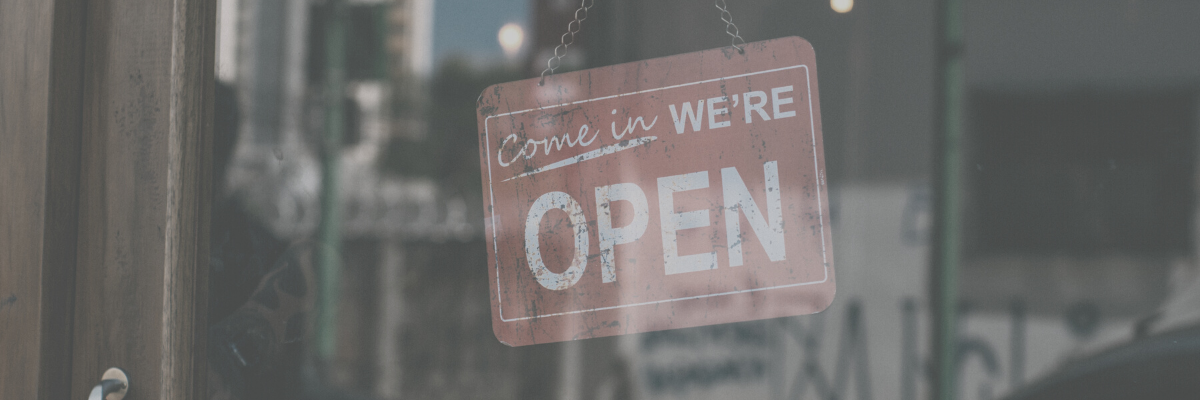 We Are Open!
